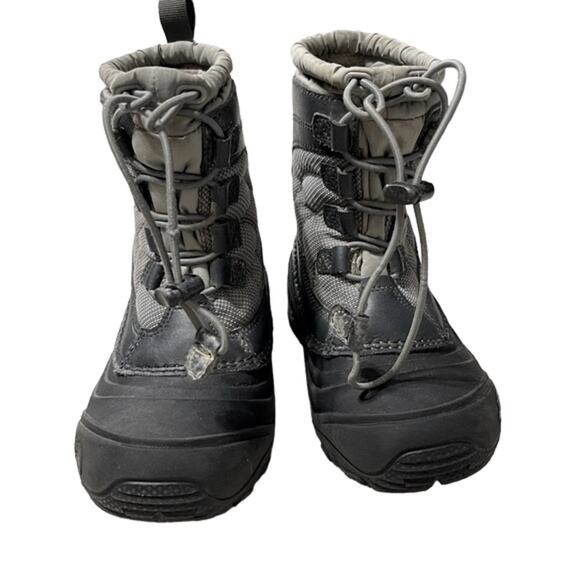 The North Face Alpenglow IV Snow Boots THERMAFELT Black Youth Size 13 - Picture 5 of 9